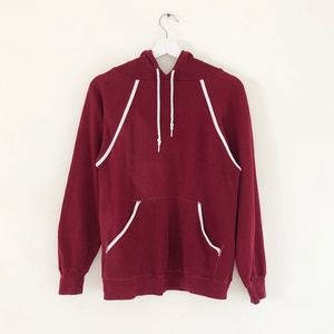 vintage 70s 80s cotton hooded sweatshirt S M